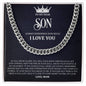 To My Dear Son | Cuban Link Chain