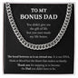 To My Dad | Cuban Link Chain