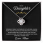 To My Daughter | Love Knot Necklace