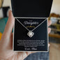 To My Daughter | Love Knot Necklace