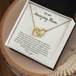 To My Amazing Mom | Interlocking Hearts necklace