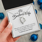 To My Badass Wife | Forever Love Necklace