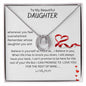 Lucky In Love Necklace To My Daughter