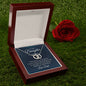 To My Daughter Perfect Pair Necklace.