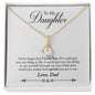 To My Daughter Alluring Beauty Necklace