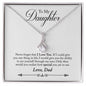To My Daughter Alluring Beauty Necklace