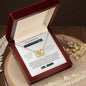 Granddaughter Interlocking Hearts Necklace.