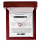 Granddaughter Interlocking Hearts Necklace.