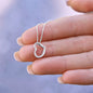 To My Soulmate Delicate Heart Necklace
