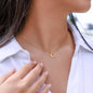 To My Soulmate Delicate Heart Necklace