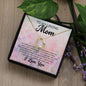 Forever Love Necklace To My Loving Mom