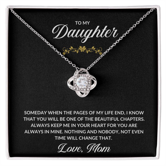To My Daughter | Love Knot Necklace