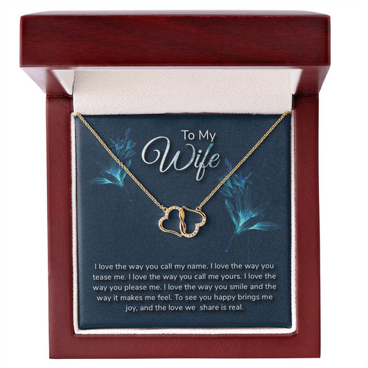 To My Wife Everlasting Love Necklace